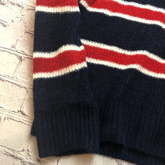 Divided striped soft fuzzy knit sweater size Small - Picture 3 of 8